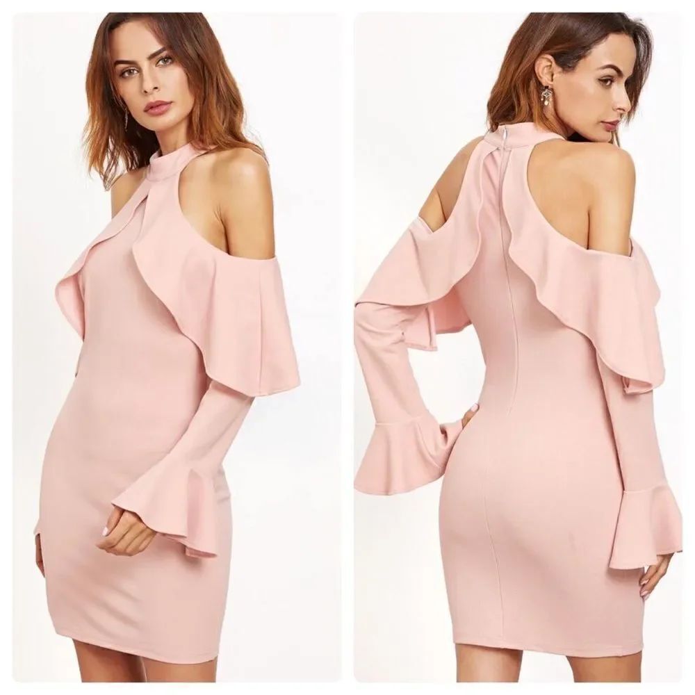 Endless Rose 🌹 Ruffled Sweet Talk Mini Dress 👗 Vibrant pink color